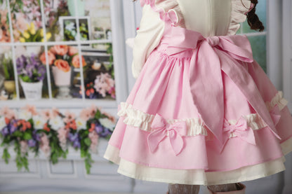 Maeliana – Robe pour Filles Boutique Broderie Main Inspiration Vintage | Maille Dentelle Anglaise Style Héritage Occasion Spéciale