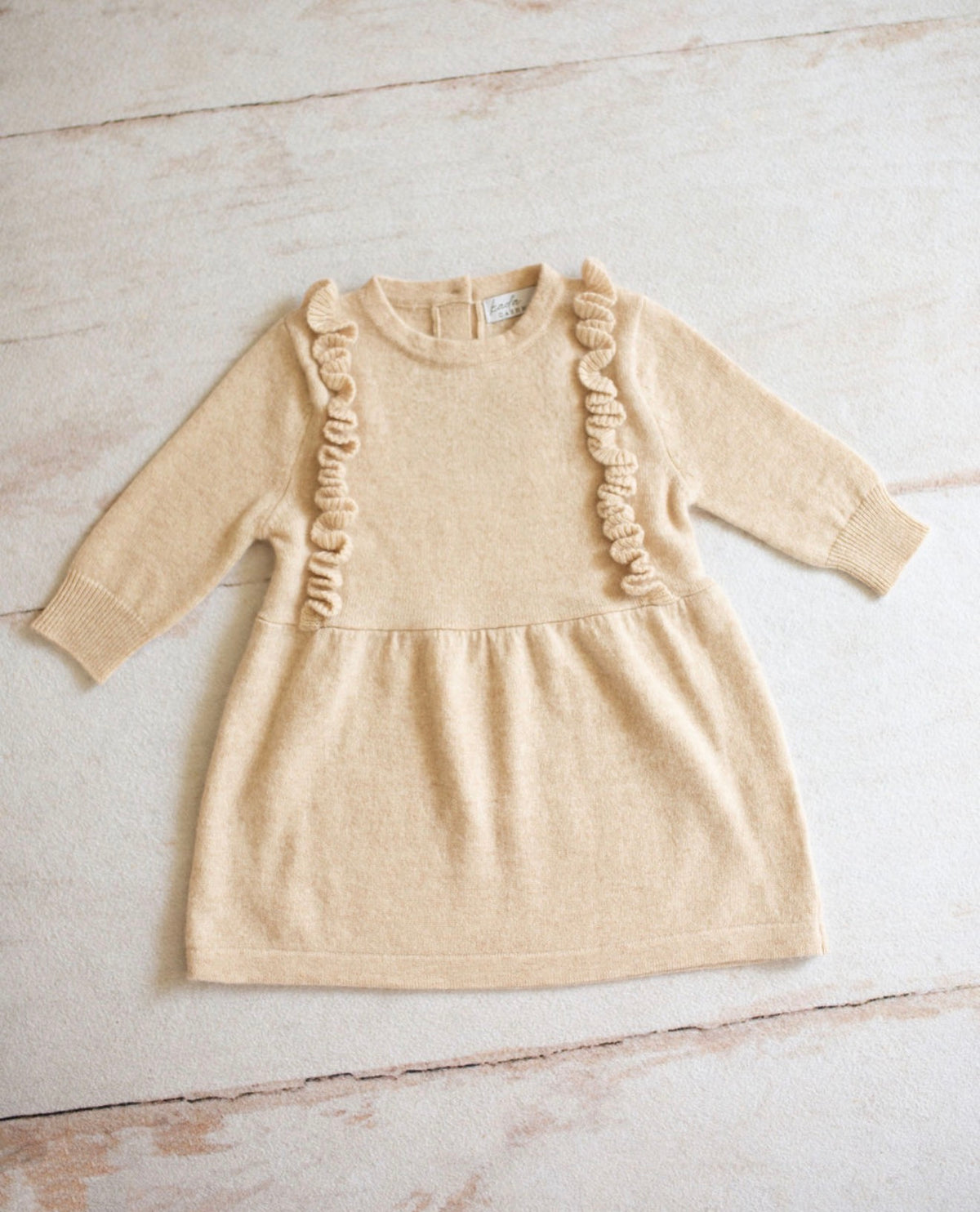 Little Cashmere Heiress Dress — Beige