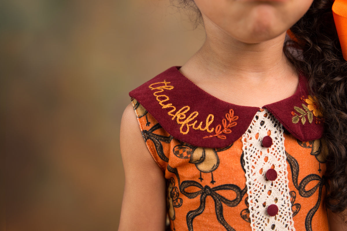 Thankful for You Corduroy Dress PREORDER EST MID NOV