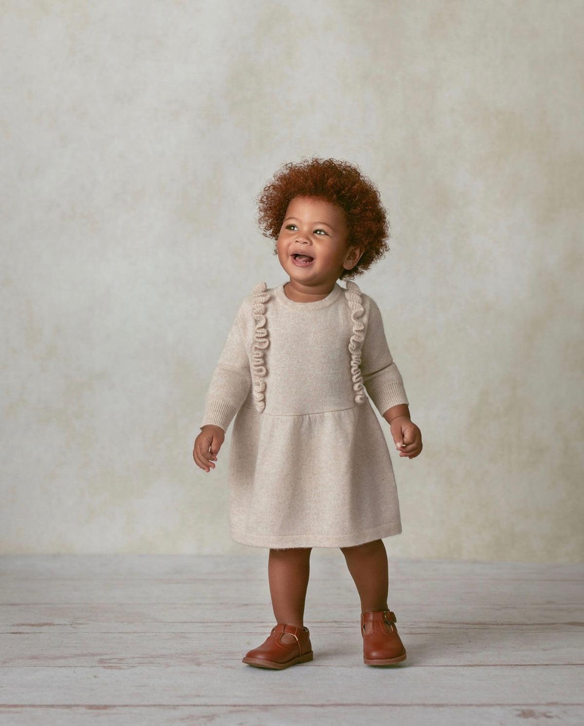 Little Cashmere Heiress Dress — Beige