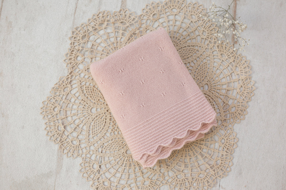 Couverture Bébé Cachemire — Pointelle Héritage