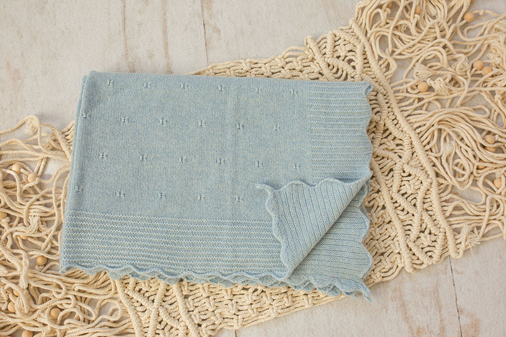 Cashmere Baby Gift Set — Blanket, Pointelle Beanie & Cashmere Socks (3-piece)