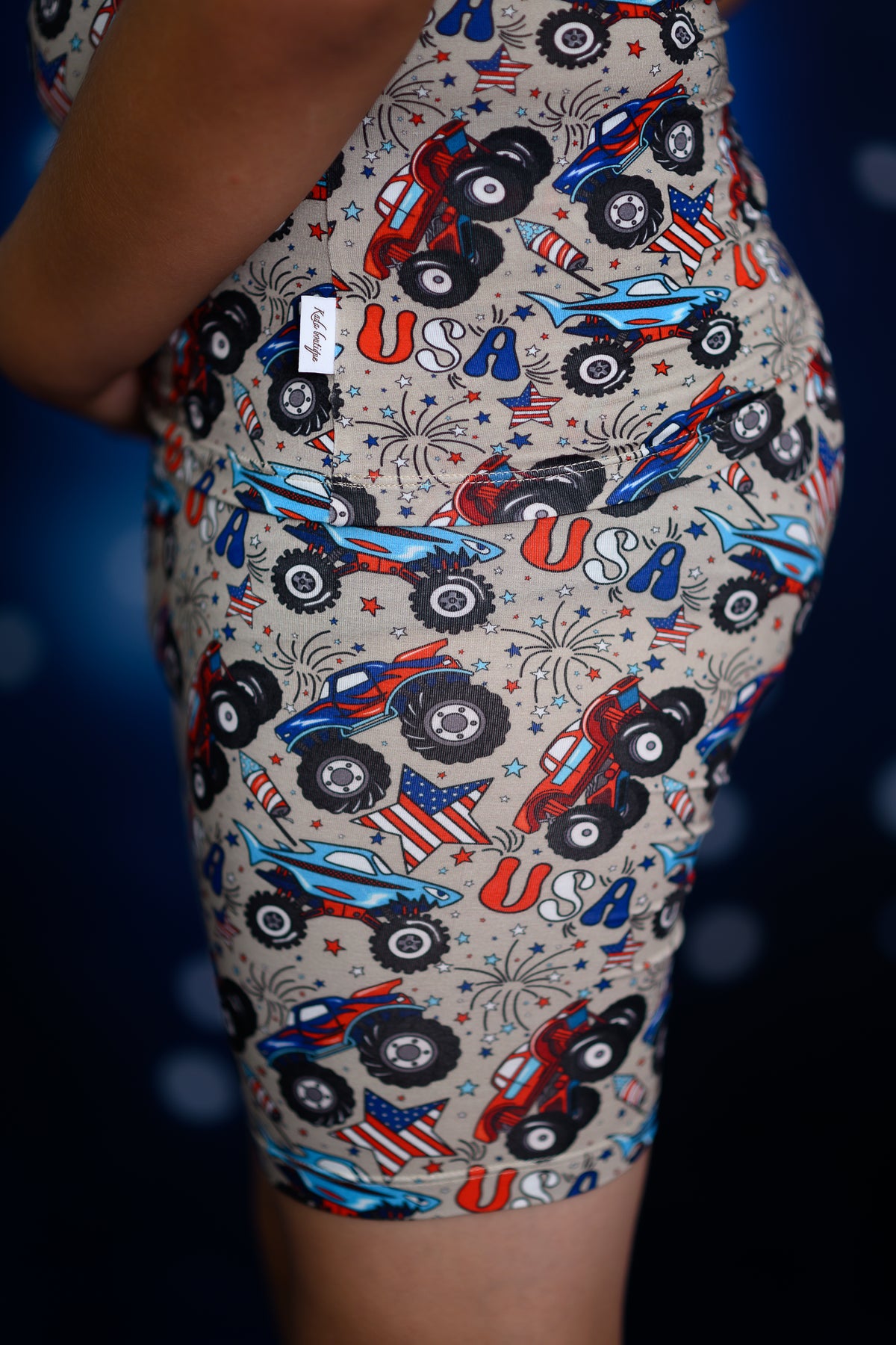 Crush It Boys Bamboo Shorts Lounge Set | 4th of July