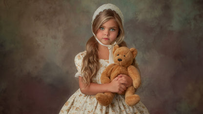 The Everwood Dress – Hand Embroidered Vintage Inspired Cotton Girls Dress | Detachable Vest Heirloom Style PREORDER EST EARLY NOV