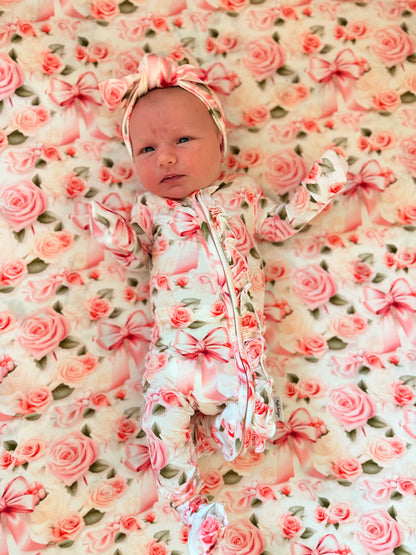 Rose Petals Lullaby Bamboo Zippy